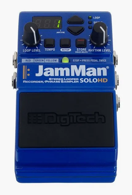 Digitech Jam Man Solo HD, ingressi e uscite laterali