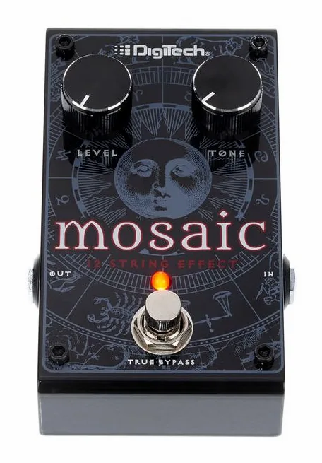 Digitech Mosaic, footswitch in primo piano