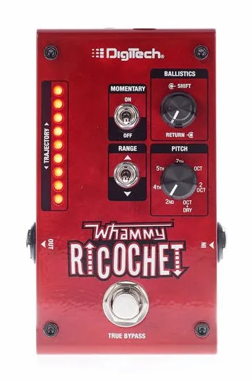 Digitech Pitch Shifter Whammy Ricochet, grafica del pannello superiore