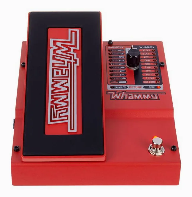Digitech Whammy 5, manopole viste dall'alto