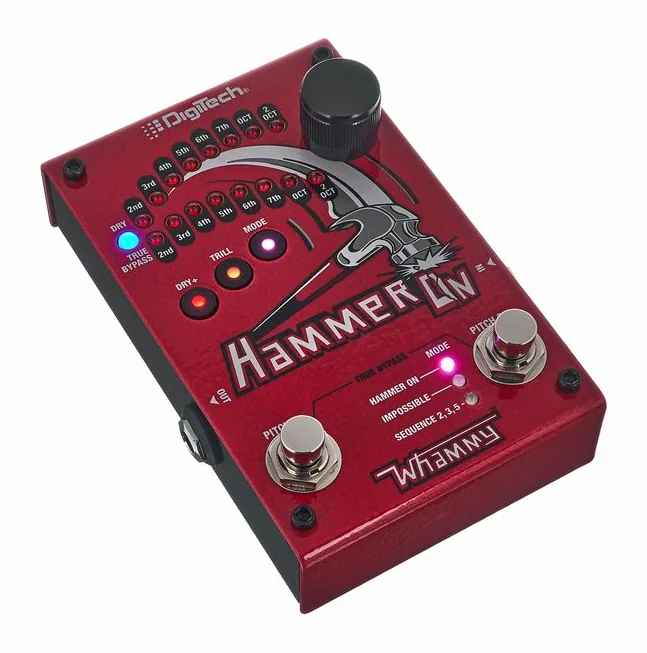 Digitech Whammy Hammer-On, ingressi e uscite laterali