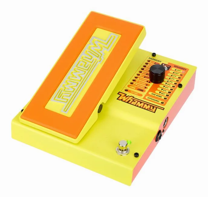 Digitech Whammy MonoNeon Signature inquadrato di fronte su sfondo neutro