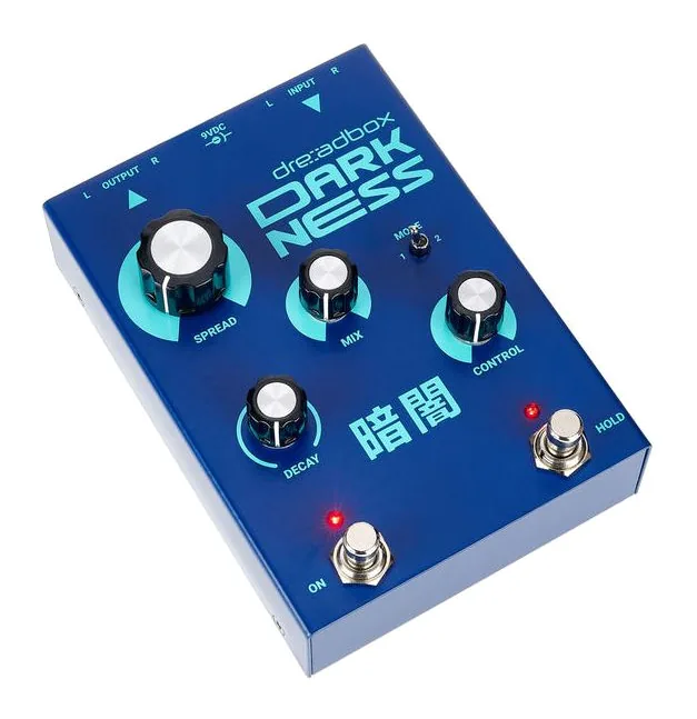 Dreadbox Darkness, manopole viste dall'alto