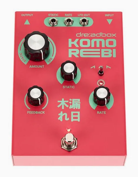 Dreadbox Komorebi, grafica del pannello superiore