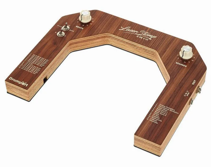 Drumport StompTech Laser-Stomp IR 2 in 1 fotografato frontalmente