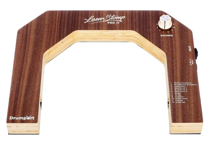Drumport StompTech Laser-Stomp IR Pro, led e interruttore a pedale
