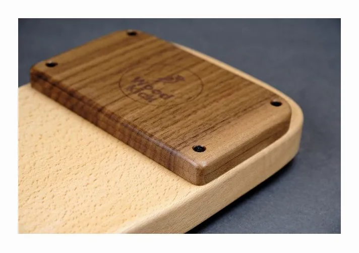 Drumport StompTech Wood Kick Beech, led e interruttore a pedale