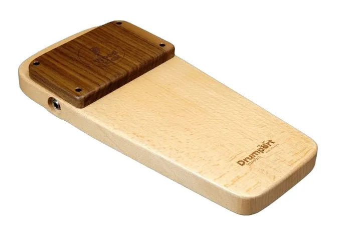 Drumport StompTech Wood Kick Beech visto di fronte