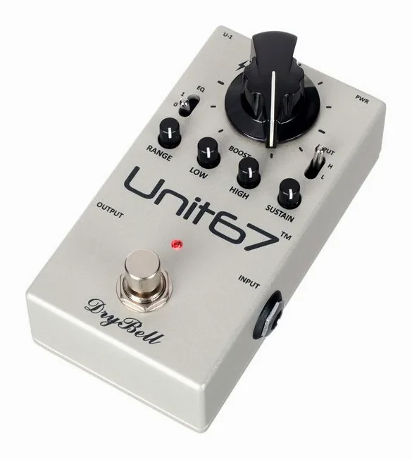 DryBell Unit67 Compressor, Boost & EQ visto di fronte