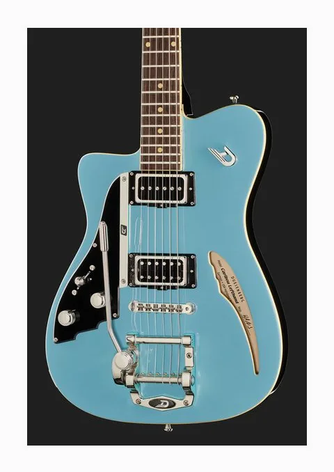 Duesenberg Caribou LH Narvik Blue, capotasto e prime posizioni della tastiera