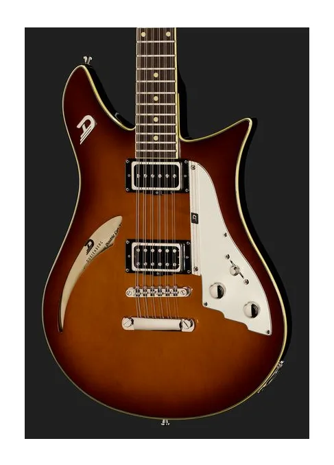 Duesenberg Double Cat 12 Vintage Burst, ponte e meccaniche di intonazione