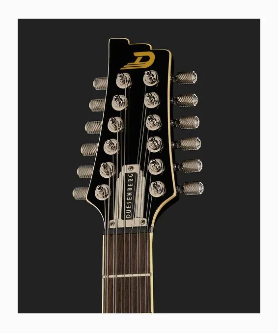 Duesenberg Double Cat 12 Vintage Burst, profilo laterale del corpo