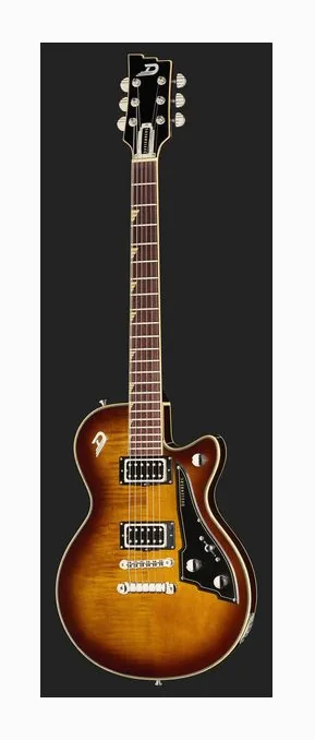 Duesenberg Fantom Series S Tobacco Burst, profilo laterale del corpo