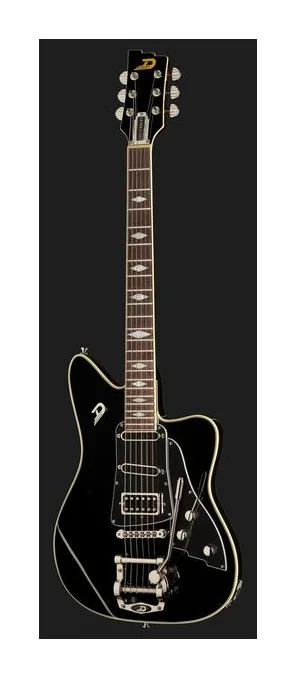 Duesenberg Paloma Black, manico e tastiera visti di lato