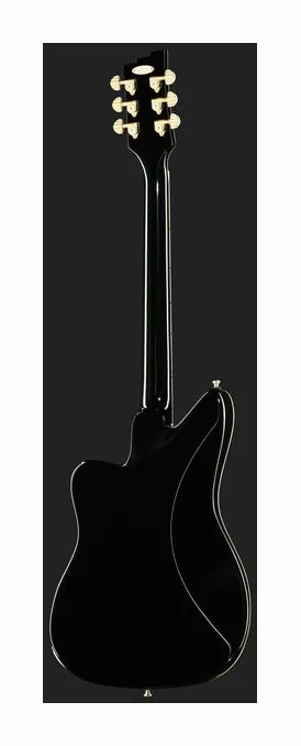 Duesenberg Paloma Custom Black, selettore pickup e jack di uscita
