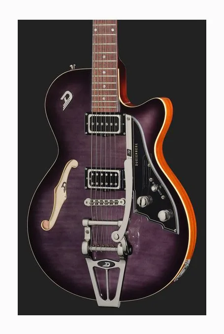 Duesenberg Starplayer CBR Trans Black, profilo laterale del corpo