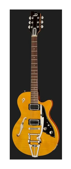 Duesenberg Starplayer CBR Trans Honey, capotasto e prime posizioni della tastiera