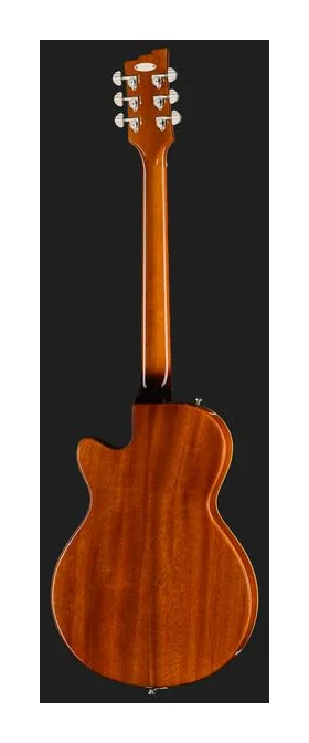 Duesenberg Starplayer CBR Trans Orange, manico e tastiera visti di lato