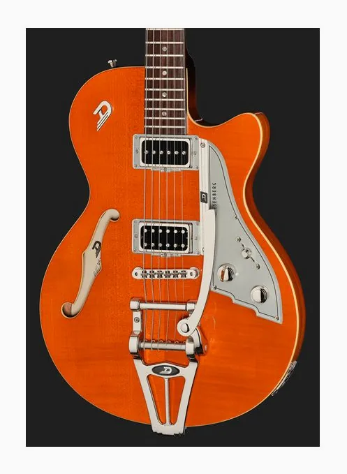 Duesenberg Starplayer CBR Trans Orange, vista posteriore del corpo
