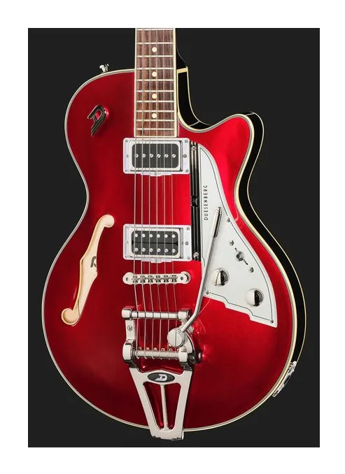Duesenberg Starplayer TV Balboa Pearl Red, curve del body viste dall'alto