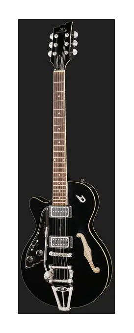 Duesenberg Starplayer TV Deep Black LH, vista posteriore del corpo
