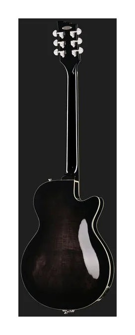 Duesenberg Starplayer TV Deep Black LH, profilo laterale del corpo