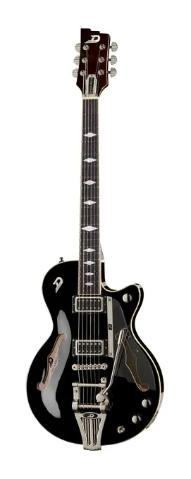 Duesenberg Starplayer TV Deluxe Black in primo piano frontale