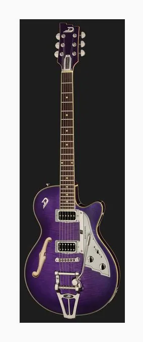 Duesenberg Starplayer TV Galaxy Burst, vista posteriore del corpo