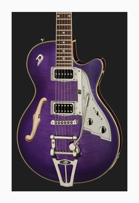 Duesenberg Starplayer TV Galaxy Burst, paletta con meccaniche e logo