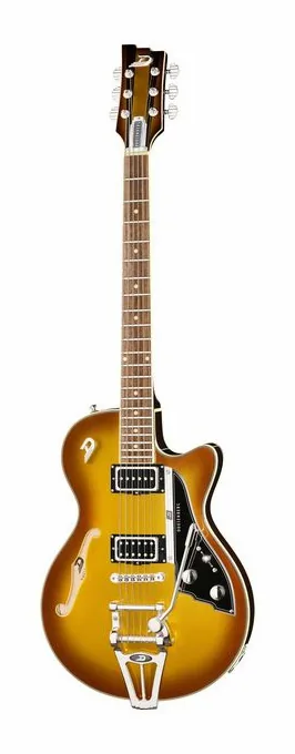 Duesenberg Starplayer TV Gold Burst visto di fronte