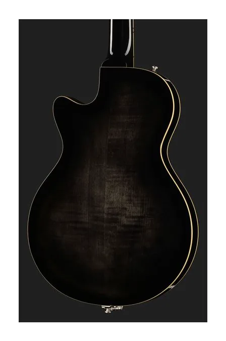 Duesenberg Starplayer TV Midnight Flake, pickup e manopole dei controlli