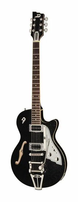 Duesenberg Starplayer TV Midnight Flake fotografato frontalmente
