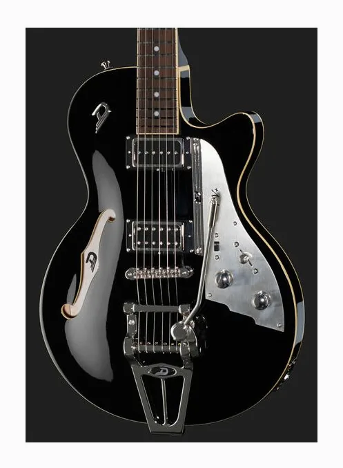 Duesenberg Starplayer TV Plus BK, paletta con meccaniche e logo