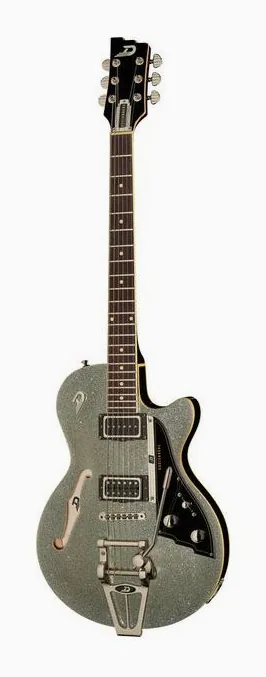 Duesenberg Starplayer TV Silver Sparkle visto di fronte