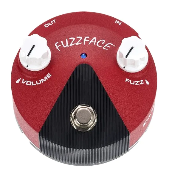 Dunlop Band of Gypsys Fuzz Face Mini, led e interruttore a pedale