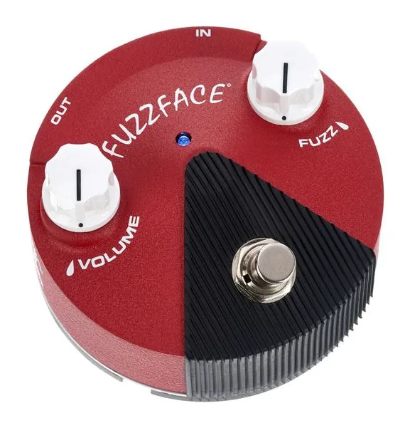 Dunlop Band of Gypsys Fuzz Face Mini, ingressi e uscite laterali
