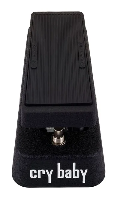 Dunlop Clyde McCoy Cry Baby Wah, footswitch in primo piano