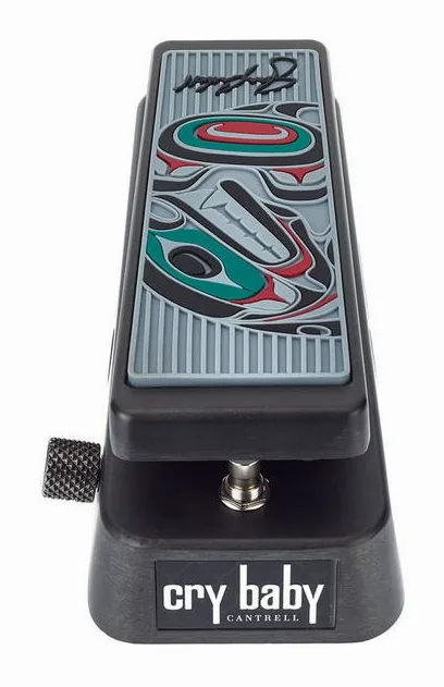 Dunlop Cry Baby Cantrell Blk Edition, footswitch in primo piano