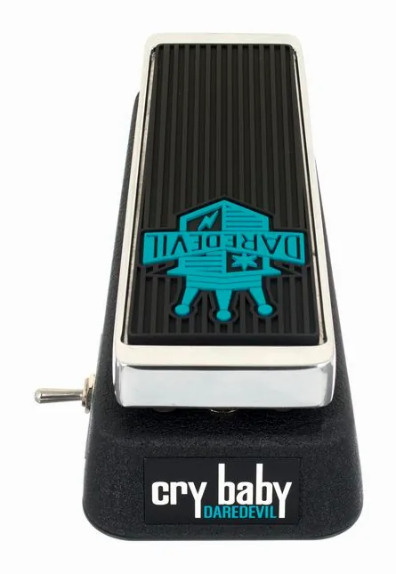 Dunlop DD95FW Cry Baby Daredevil, manopole viste dall'alto
