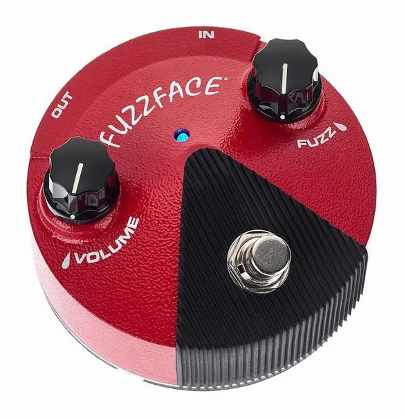 Dunlop Germanium Fuzz Face Mini Red, connettori sul retro dell'unita