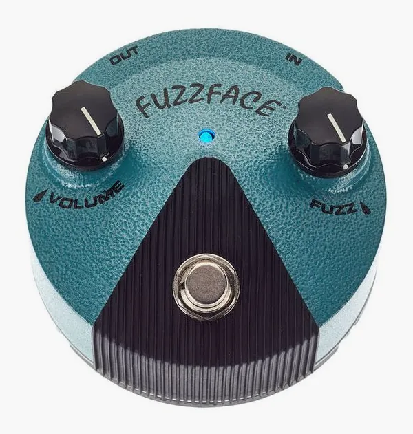 Dunlop Jimi Hendrix Fuzz Face Mini, grafica del pannello superiore