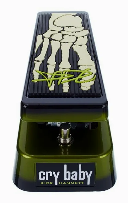 Dunlop Kirk Hammett Signature Wah, led e interruttore a pedale