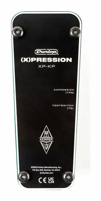 Dunlop XPKP Expression Pedal, manopole viste dall'alto