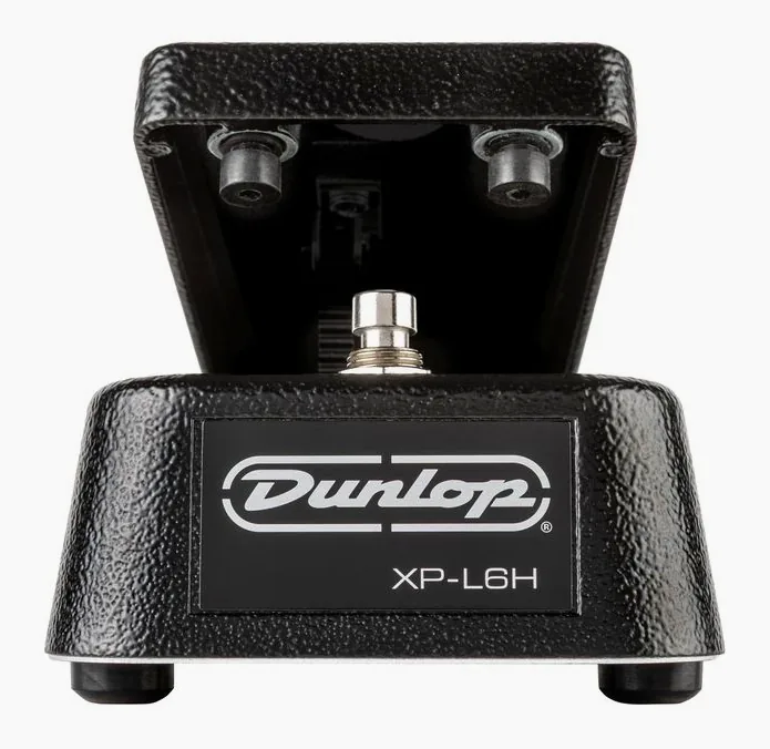 Dunlop XPL6H Expression Pedal inquadrato di fronte su sfondo neutro