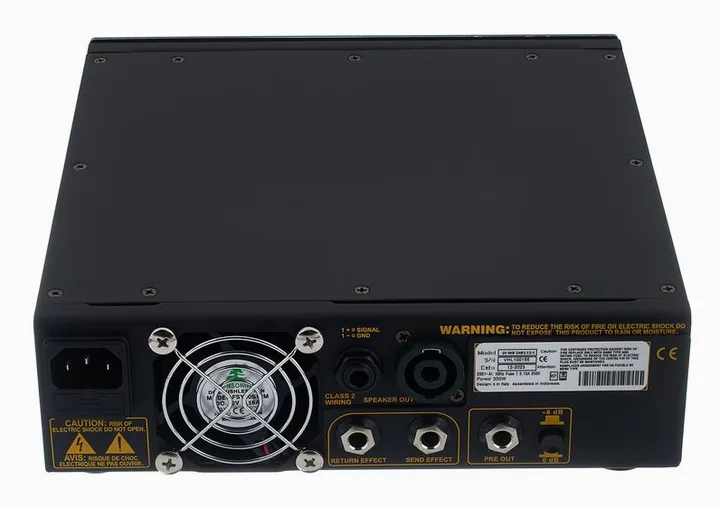 DV Mark Raw Dawg EG 250, pannello dei controlli in primo piano