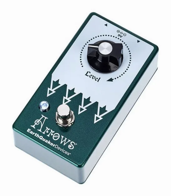 EarthQuaker Devices Arrows V2 Pre-Amp Booster, connettori sul retro dell'unita