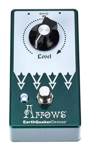 EarthQuaker Devices Arrows V2 Pre-Amp Booster, grafica del pannello superiore
