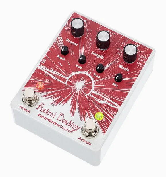 EarthQuaker Devices Astral Destiny in primo piano frontale