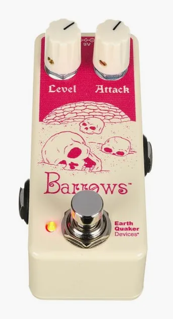 EarthQuaker Devices Barrows Fuzz Attacker, ingressi e uscite laterali