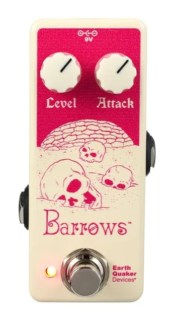 EarthQuaker Devices Barrows Fuzz Attacker, ingressi e uscite laterali
